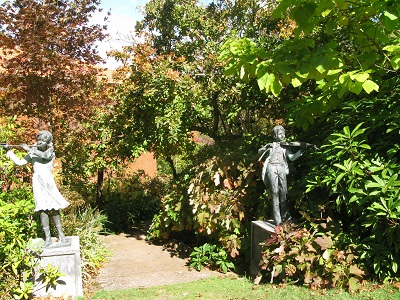 Forest Glade Gardens statue musical